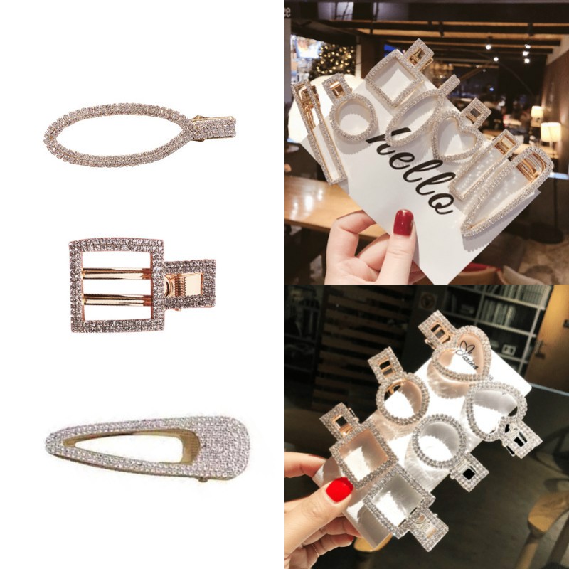 Kẹp tóc đính đá Hàn Quốc