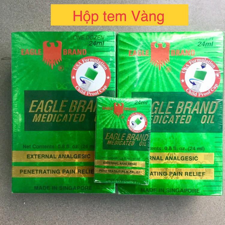 Dầu gió xanh con ó 2 nắp Mỹ
