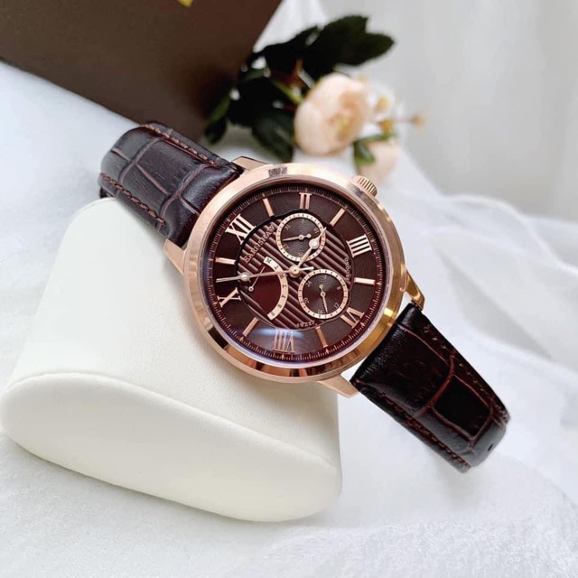 Đồng Hồ Thomas Earnshaw Nam ES-8060-04 Cornwall Genuine Leather Strap Men’s Watch