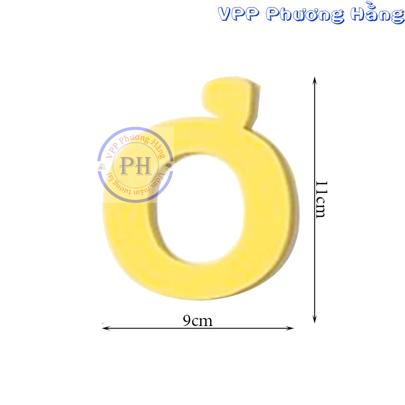 Bộ chữ cái tiếng việt in hoa bằng xốp. Dạy bé học chữ dễ dàng