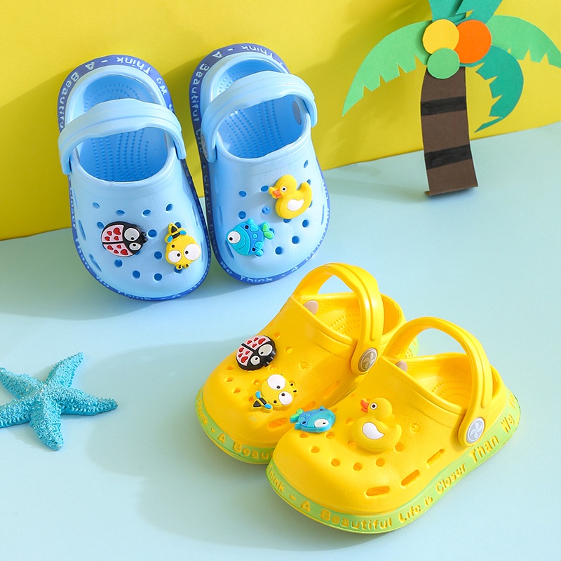Giày Sandal Đế Mềm Chống Trượt Thời Trang Mùa Hè Dành Cho Bé Trai Gái 1-3 Tuổi