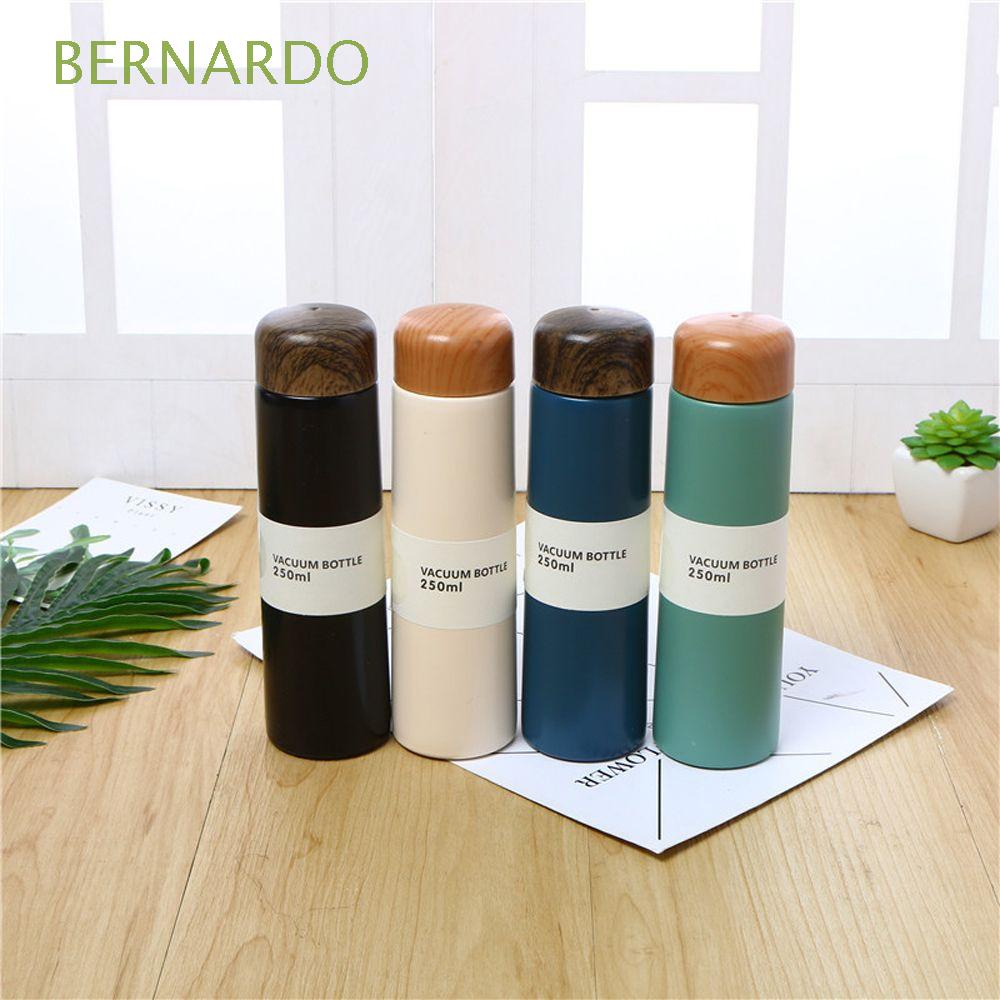 Bình Nước Giữ Nhiệt 150ML / 250ML Bằng Inox Họa Tiết Vân Gỗ Độc Đáo Tiện Dụng Mang Theo Du Lịch