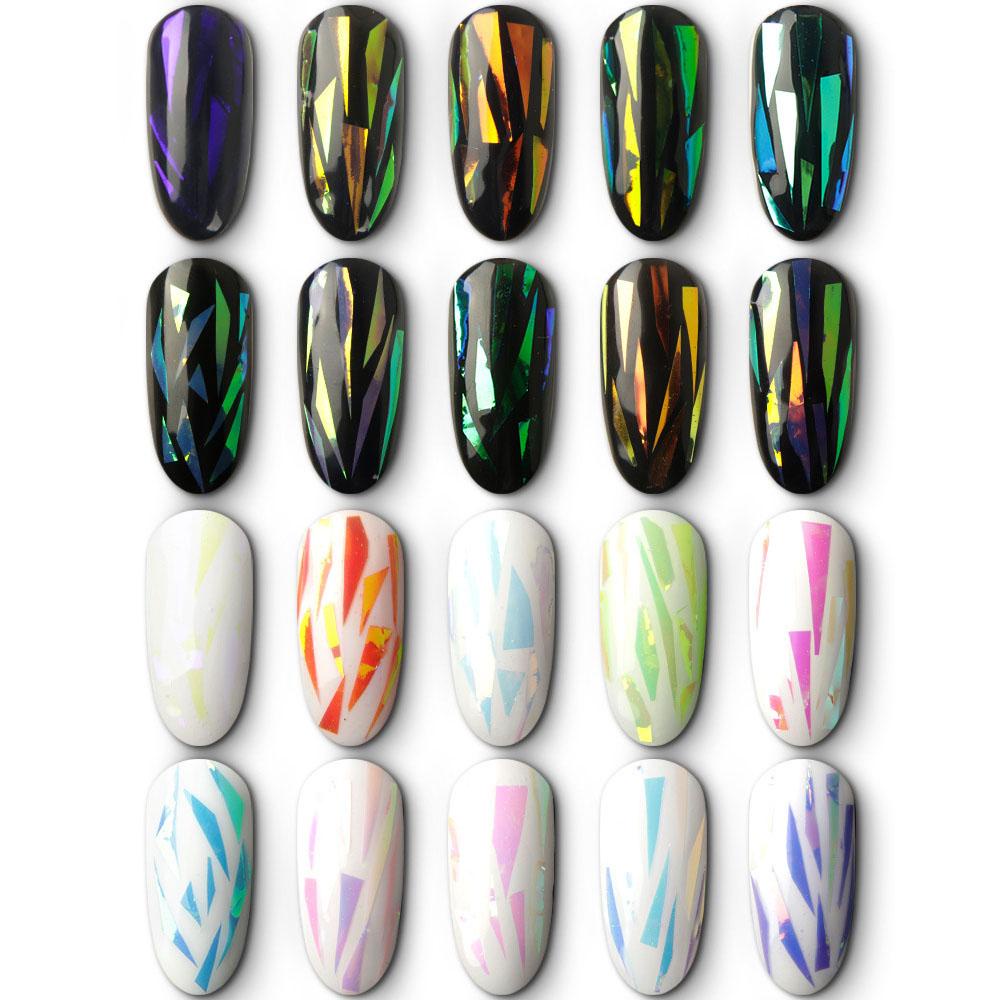 Set 10 Cuộn Giấy Foil Óng Ánh Dùng Để Trang Trí Móng Nghệ Thuật