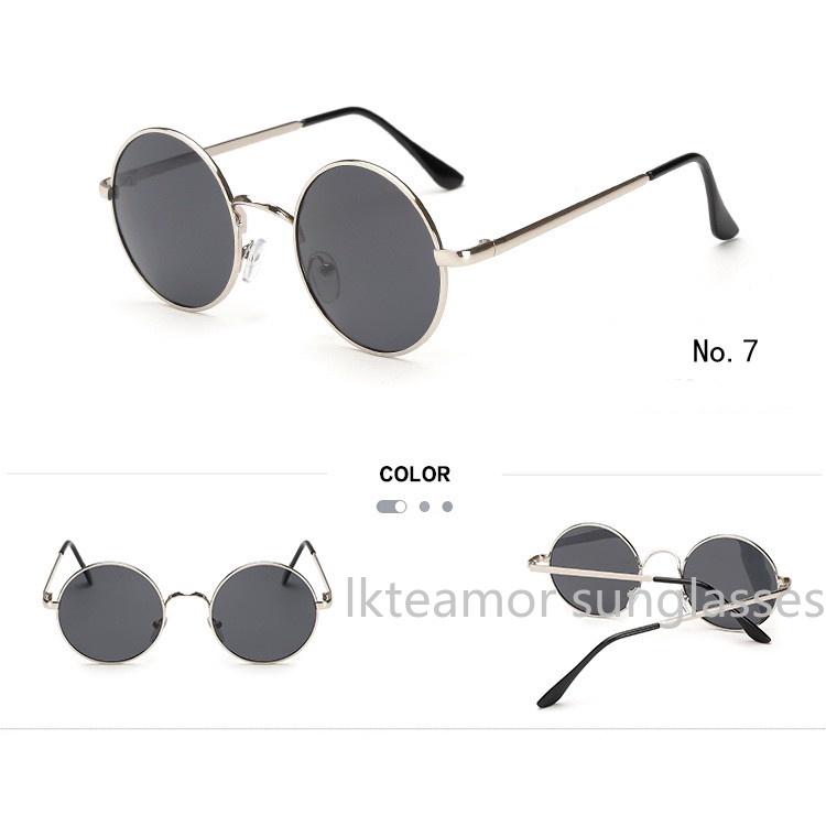 Kính Mát Tròn Tròng Phân Cực Phong Cách Cổ Điển