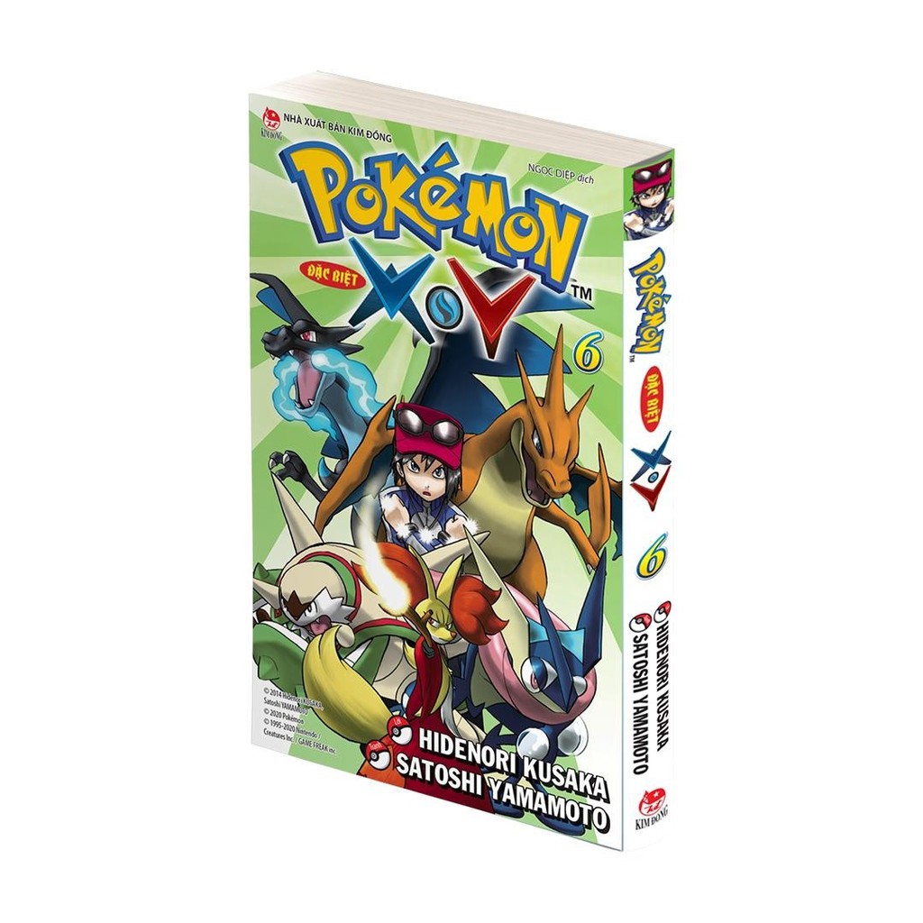 Sách - Box set POKÉMON Đặc Biệt X-Y Set Manga (6 Tập) - Tặng Poster