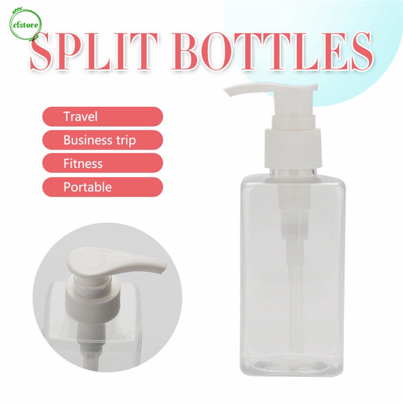 Chai Nhựa Trong Suốt Đựng Dầu Gội Đa Năng Tiện Dụng Dung Tích 180ml / 300ml / 500ml