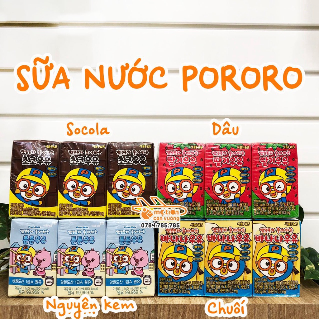 Sữa Dinh Dưỡng Pororo Hàn Quốc 150ml