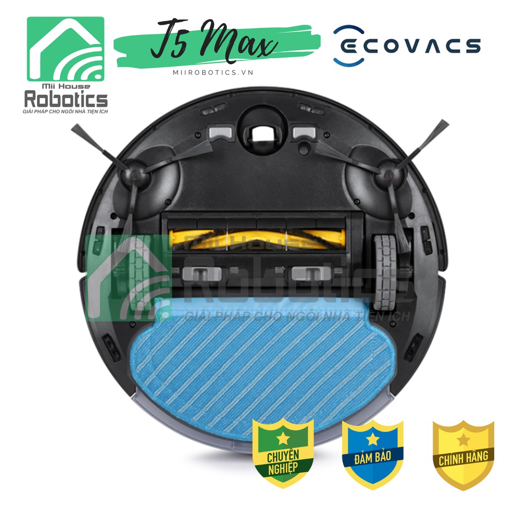 [Mod 2021]Ecovacs DEEBOT T5 HERO | T5 Max Robot Hút Bụi - Robot lau nhà - Hàng mới 100% Chính hãng - Giá tốt nhất