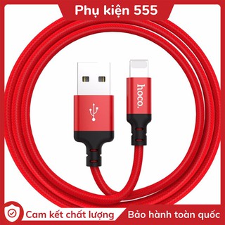 Cáp sạc hoco x14 lightning | micro | type-c - dây sạc điện thoại androi ipad, iphone - sợi dù siêu bền