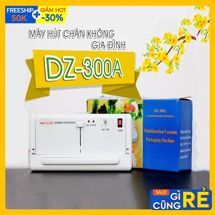 Máy hút chân không DZ300A không kén túi + tặng 10 túi