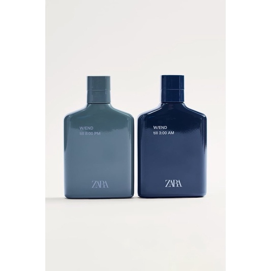 Set nước hoa nam ZARA W/END TILL 8:00 PM W/END TILL 3:00 AM EDT 100 ML + 100 ML (3.4 FL. OZ).