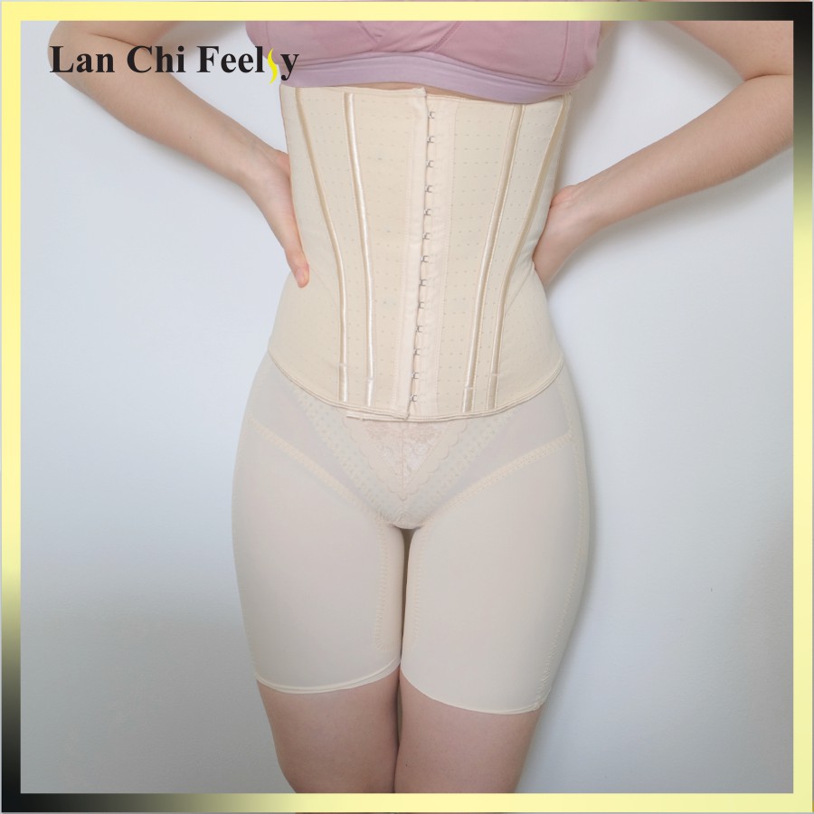 Quần gen bụng khóa zip giảm mỡ cạp cao Q110 thanh định hình siết eo chống cuộn,nâng mông chống xệ,mặc váy không lộ | BigBuy360 - bigbuy360.vn