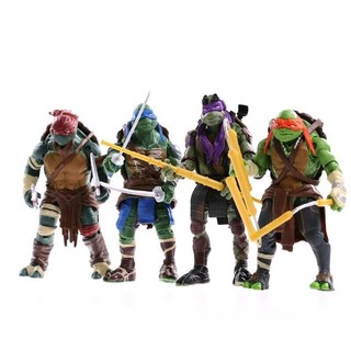 Combo 04 mô hình nhân vật ninja rùa - cao 12 mẫu 02