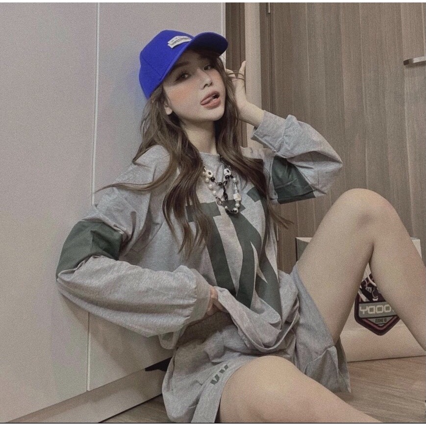 [CÓ ẢNH THẬT] Bộ Nỉ Thu Đông Unisex Nam Nữ - Bộ Short Áo Tay Dài Bồng Ulzzang