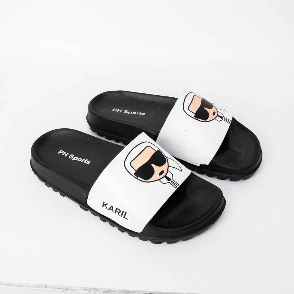 Dép quai ngang nam, nữ siêu nhẹ KARL LAGERFEDL D42