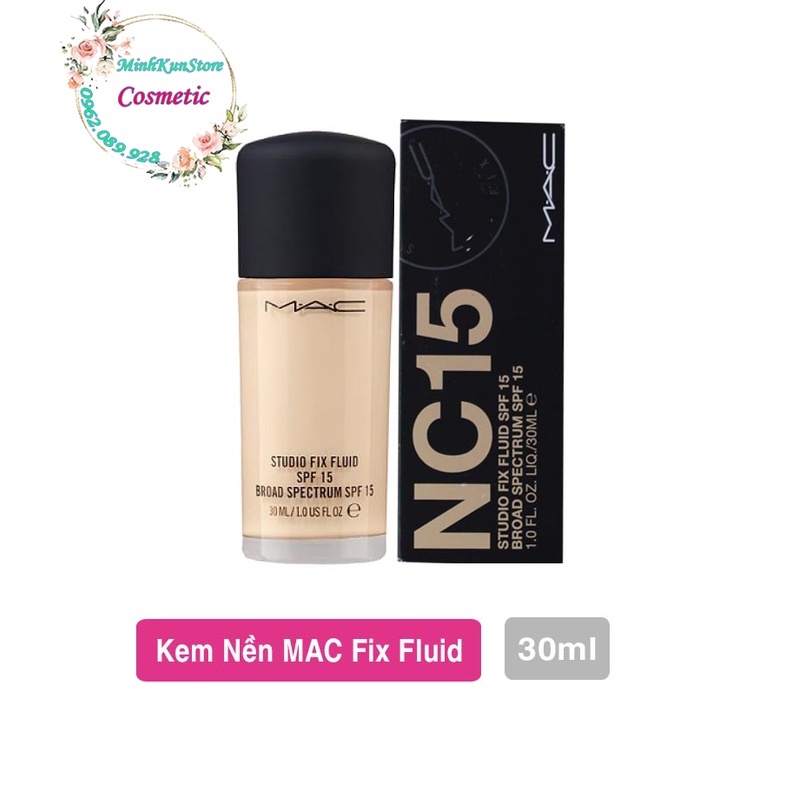 Kem nền MAC Studio Fix Fluid Foundation SPF 15 Chính Hãng