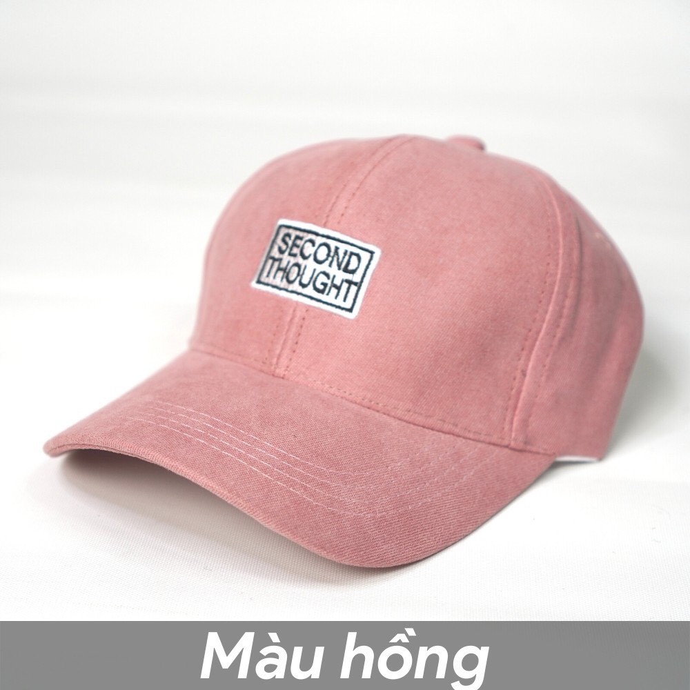 Mũ Kết Nhung Thêu Second Thought - Mũ Thời Trang Nam Nữ