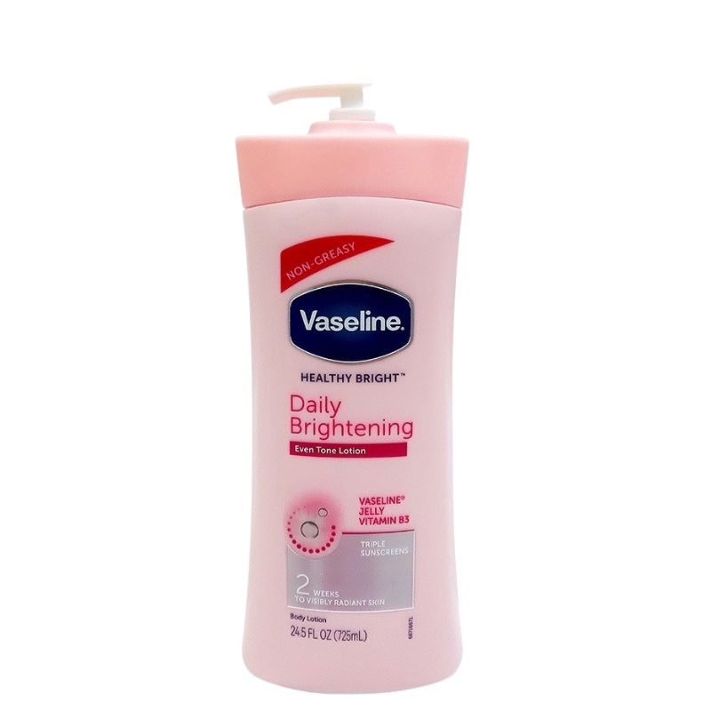 Sữa dưỡng thể Vaseline Healthy Bright Daily Brightening 725ml - Bovie Cosmetics