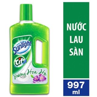 Nước Lau Sàn Sunlight Hương Hoa Hạ chai 900g