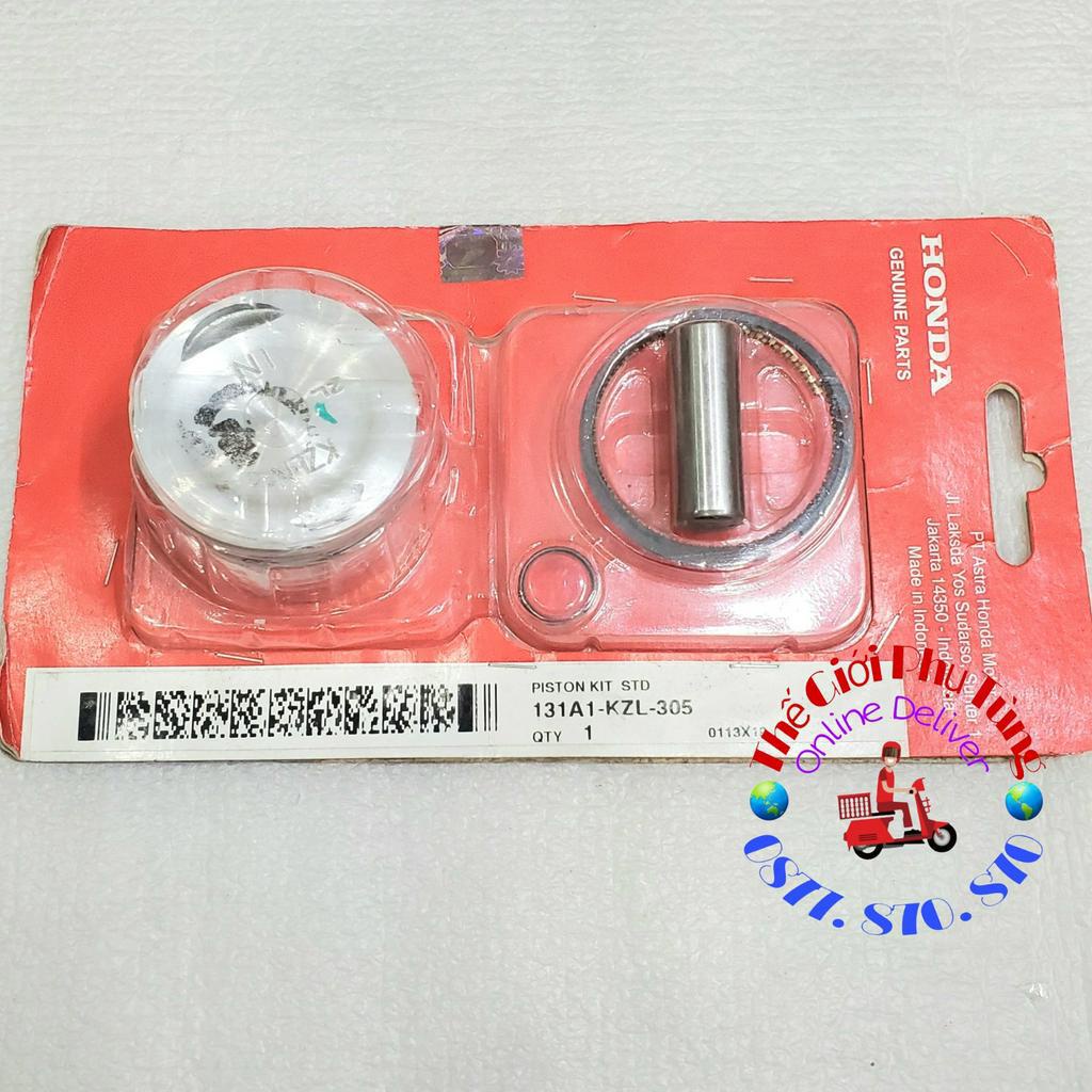 Piston bạc Vision 2012-2013 zin Honda Indo (có ắc phe) - 131A1-KZL-305/ 131A2-KZL-305/ 131A3-KZL-305/ 131A4-KZL-305