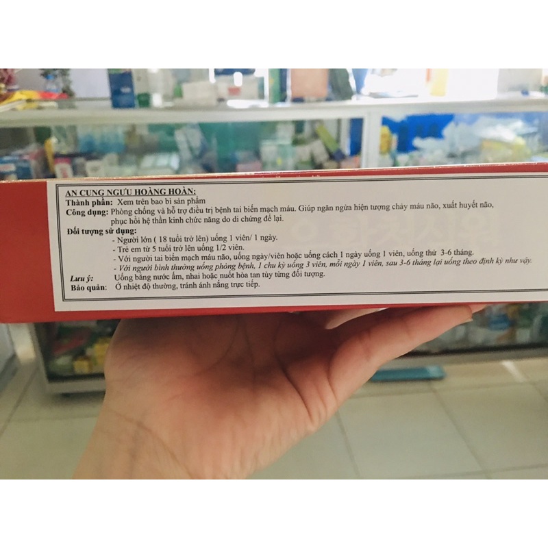 An cung ngưu hoàng hoàn Nk từ Hàn Quốc