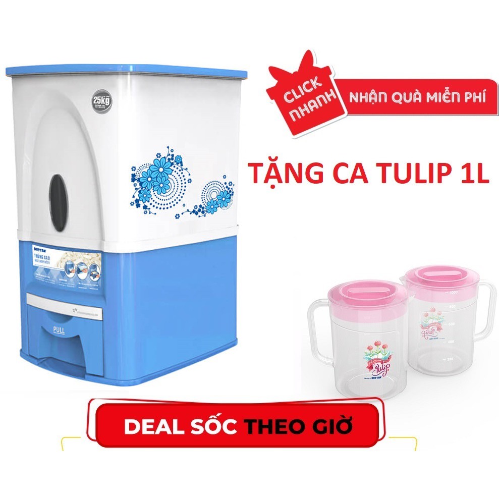 - Thùng gạo thông minh MATSU Duy Tân 15kg- TẶNG KÈM 1 CA TULIP 1L