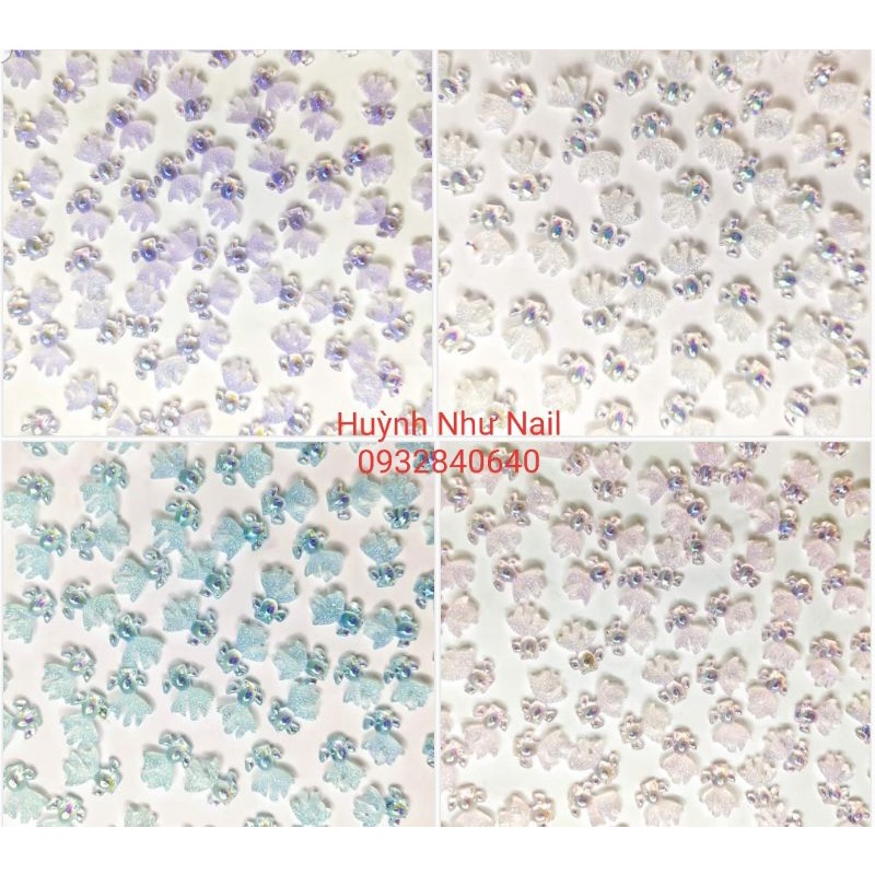 30 VIÊN MIX+CHARM NHỰA HÌNH CÁ VÀNG HOLOGAM+CHARM NHỰA CAO CẤP