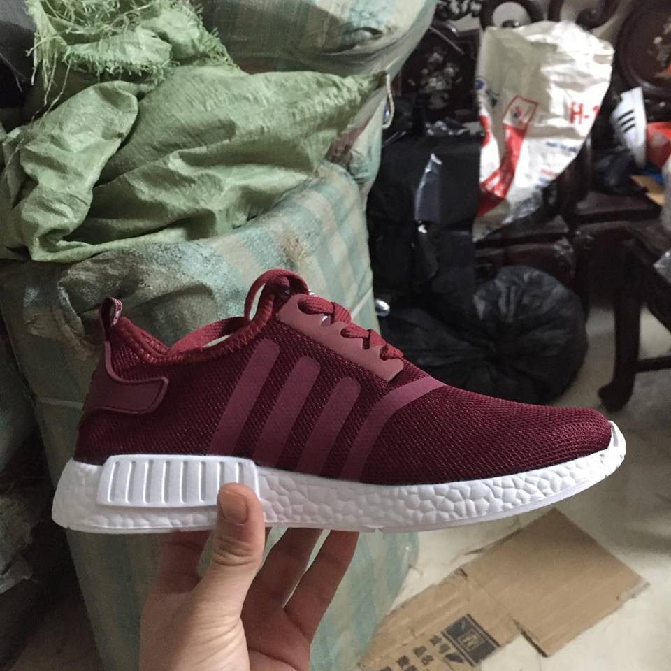 [FREESHIP+FULLBOX] Giày NMD màu đỏ mận new