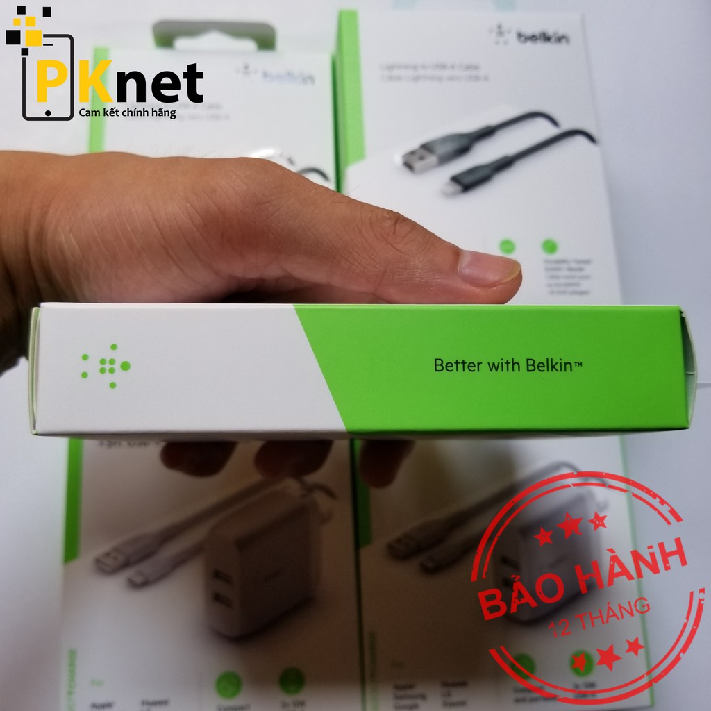 [Mã 2404EL10K giảm 10K đơn 20K] Cáp Lightning Belkin chuẩn MFI [Chính hãng, bảo hành 12 tháng 1 đổi 1]