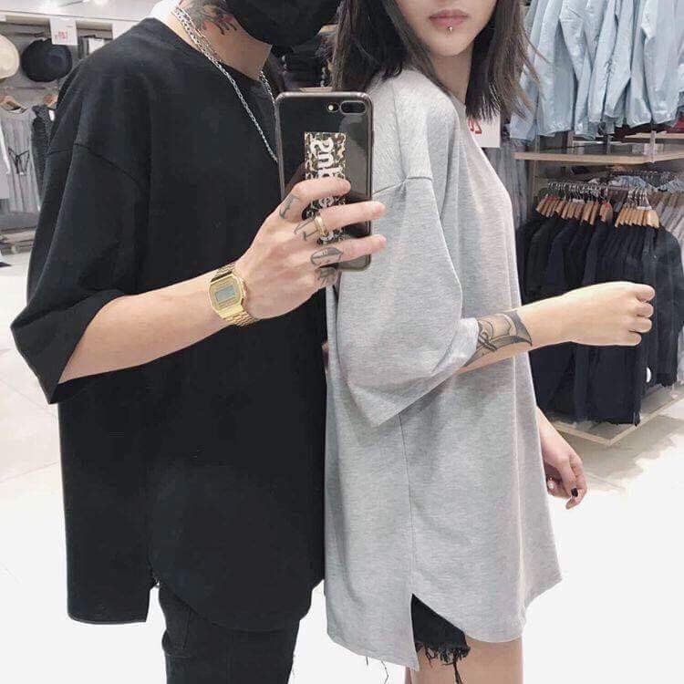 Áo thun Cặp TAY LỞ UNISEX