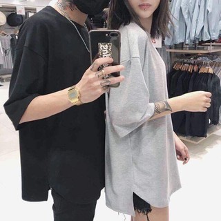 Áo thun cặp tay lở unisex