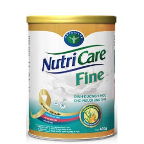 Sữa bột Nutricare Fine dinh dưỡng y học tăng cường miễn dịch cho bệnh nhân ung thư (400g)Date moi nhat