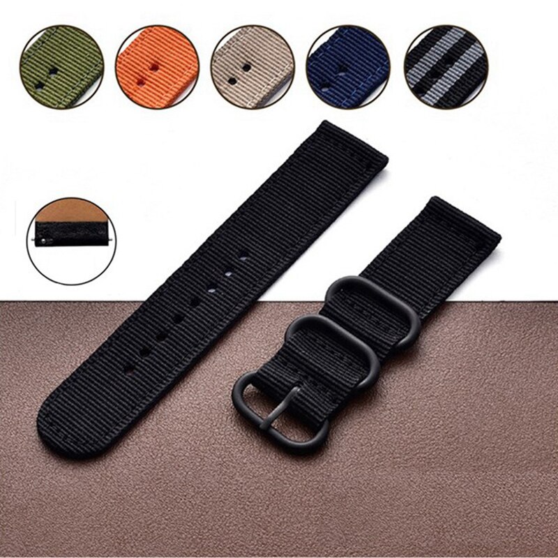 Dây Nylon Cho Đồng Hồ Thông Minh Amazfit Gtr2 Gtr 47mm Xiaomi Amazfit Pace 1 2 2s 3 Stratos Dài 22mm