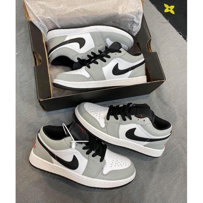 GIÀY THỂ THAO SNEAKER JD XÁM TRẮNG CỔ CAO ẢNH THẬT+FREESHIP