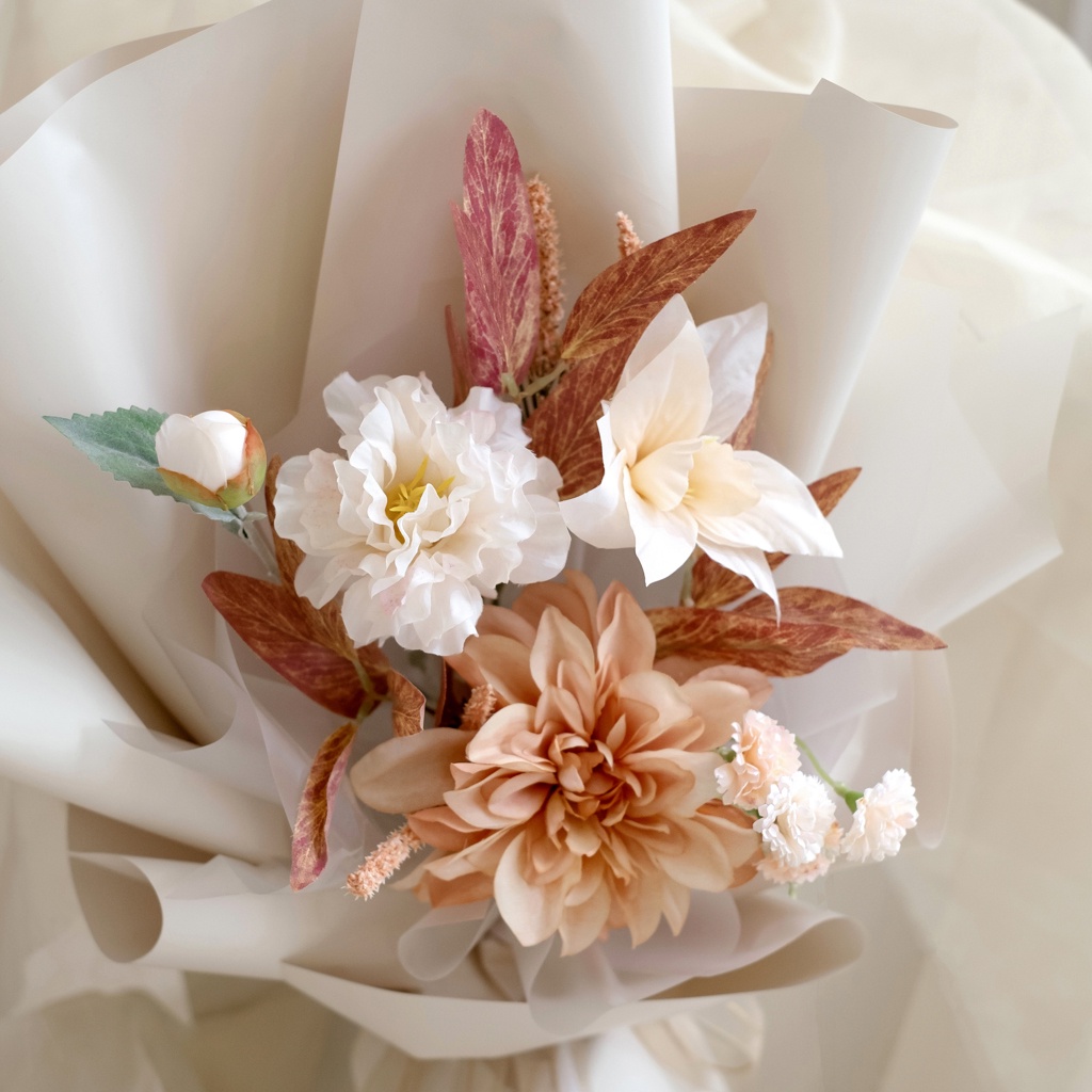 Bó hoa – bó hoa lụa đẹp quà tặng phong cách Hàn Quốc thương hiệu BÔNG BY CATT 🎀 quà tặng sinh nhật bạn gái, tặng mẹ 🎀