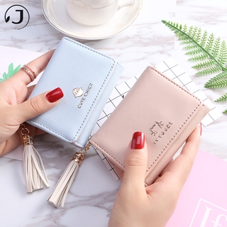 Ví Ngắn Đẹp Giá Rẻ Mini Nhỏ Da Bóp Đựng Tiền In Hình Động Vật Thiết Kế Xinh Xắn Dành Cho Nữ