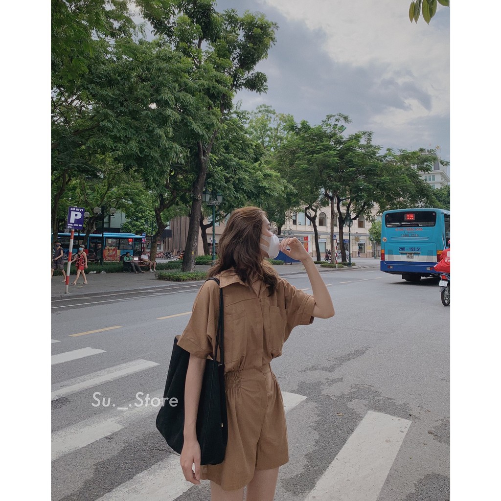 Jump thô đũi trơn chun eo túi trước J22 SUSTORE