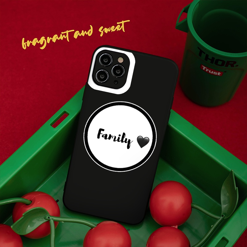 Ốp iphone vuông cạnh ốp lưng iphone Family 6/6splus/7plus/8/8plus/xr/xs/12/13/pro/max/plus/promax tr304