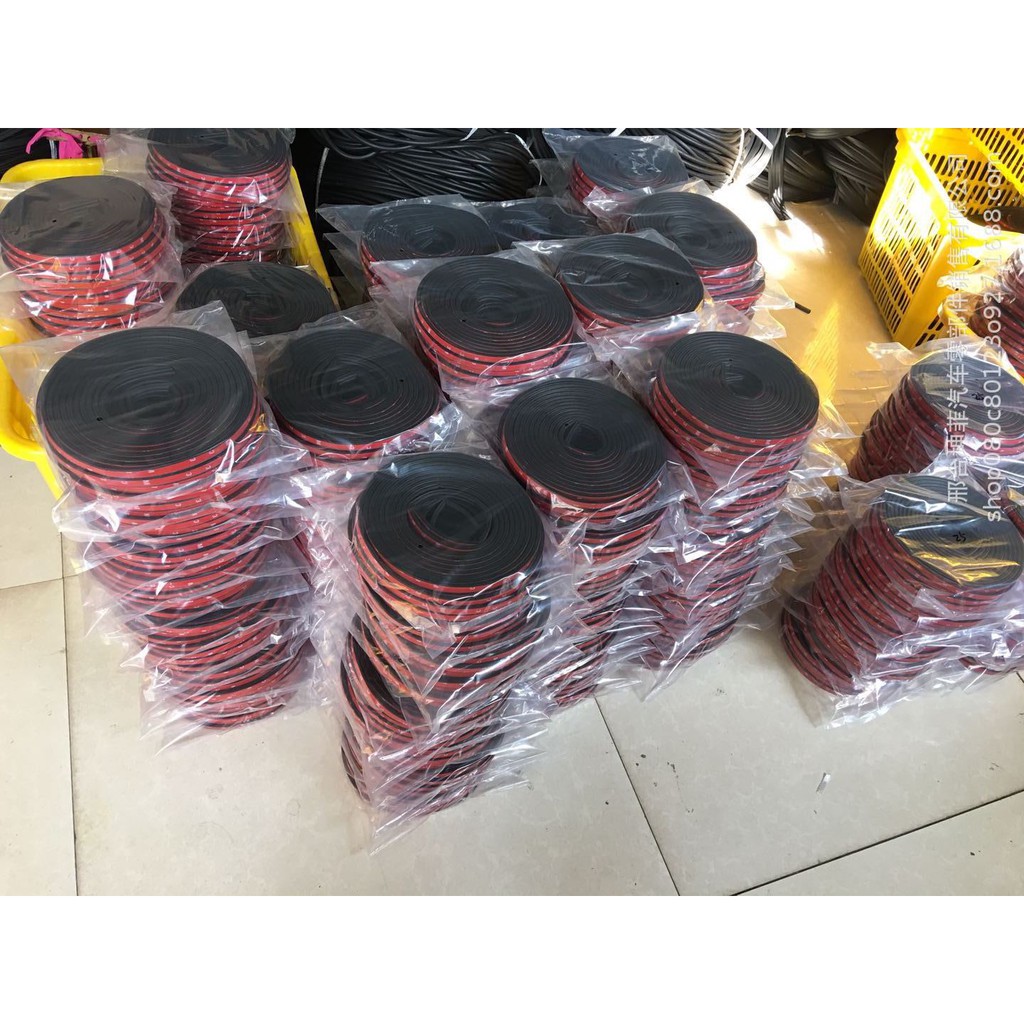 [BÁN BUÔN] 100m gioăng cao su chữ D 10x10 loại tốt sẵn băng keo 3m siêu dính hàng có sẵn nhiều ship cod toàn quốc