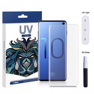 Cường lực sấy keo UV Samsung Galaxy S10 (Trong suốt)