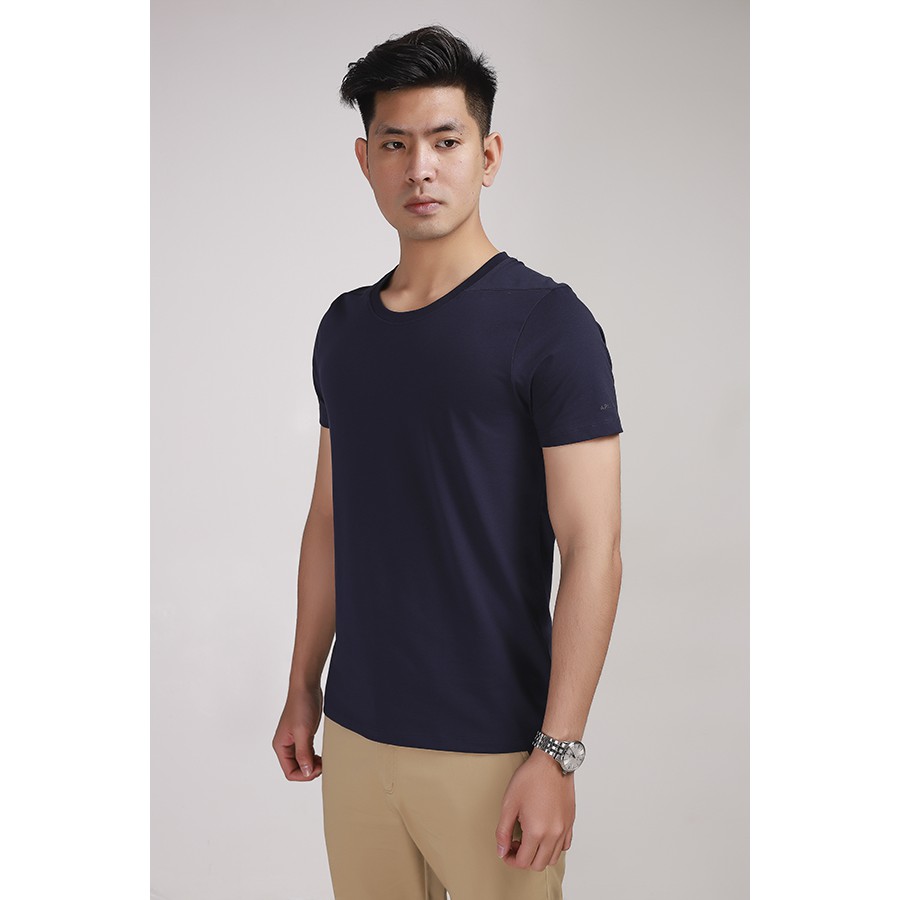 Áo thun nam ARISTINO ngắn tay không cổ ATS025S8 slim- 3 màu(S-M-L-XL)