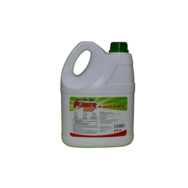 Nước rửa chén POWER 100 khối lượng tịnh 3.5kg.