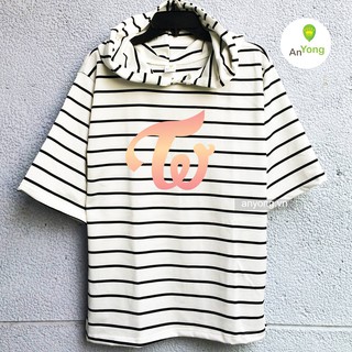 Hoodie sọc tay lửng TWICE