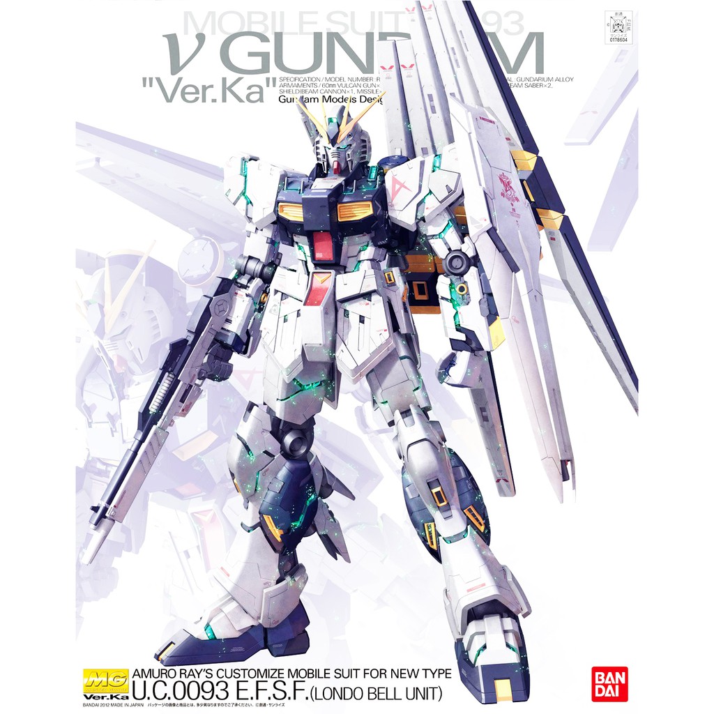 Mô Hình Gundam Bandai MG RX-93 Nu Ver.Ka 1/100 MS Gundam Char’s Counterattack [GDB] [BMG]