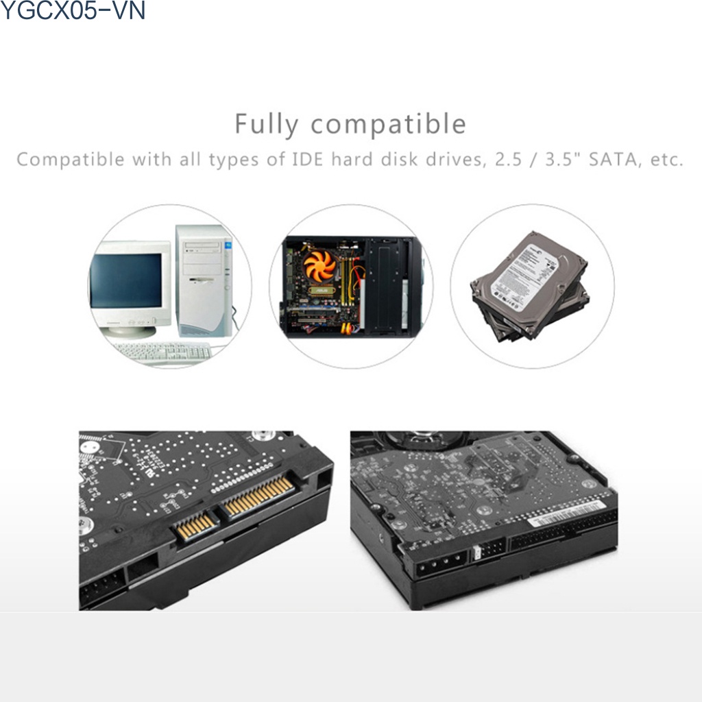 Đế Gắn Ổ Cứng Ngoài Usb2.0 Sang 2.5 3.5 Inch Sata Ide | BigBuy360 - bigbuy360.vn