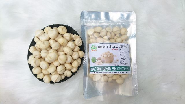 250gram NHÂN HẠT MACCA ĐĂKLĂK NHÀ TRỒNG (SẤY CHÍN) hạt mắc ca