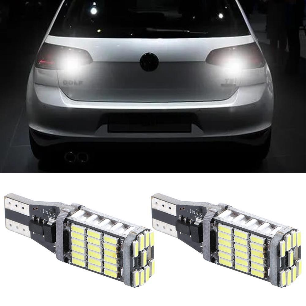 Đèn Lùi Xe Siêu Sáng 1200LM DC 12V T15 W16W 45 SMD 4014 Dành Cho Ô Tô