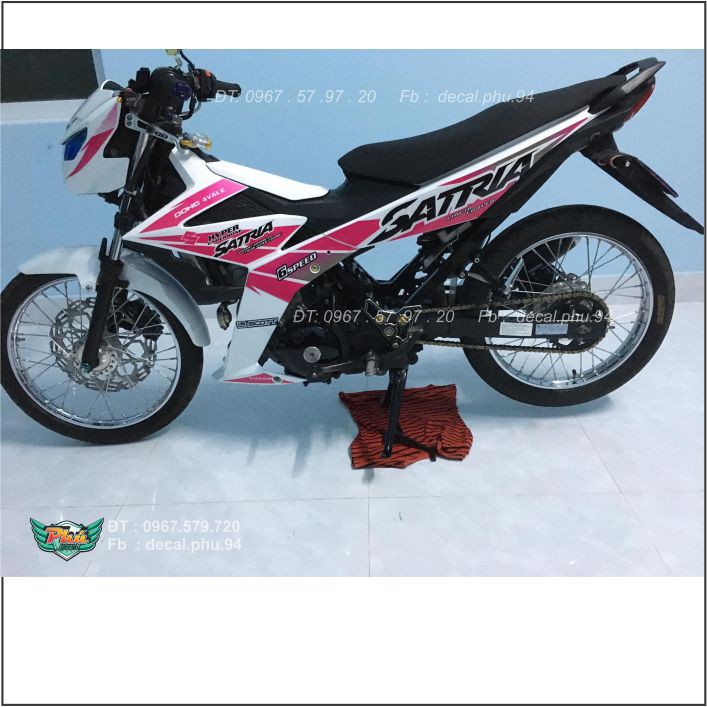 Tem Rời Satria Trắng hồng (C)