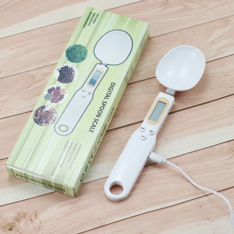 Cân Tiểu Ly Điện Tử Dạng Thìa Yoota Baby 500gr Đo Gia Vị Thức Ăn Cho Bé Chính Xác 0,1gr