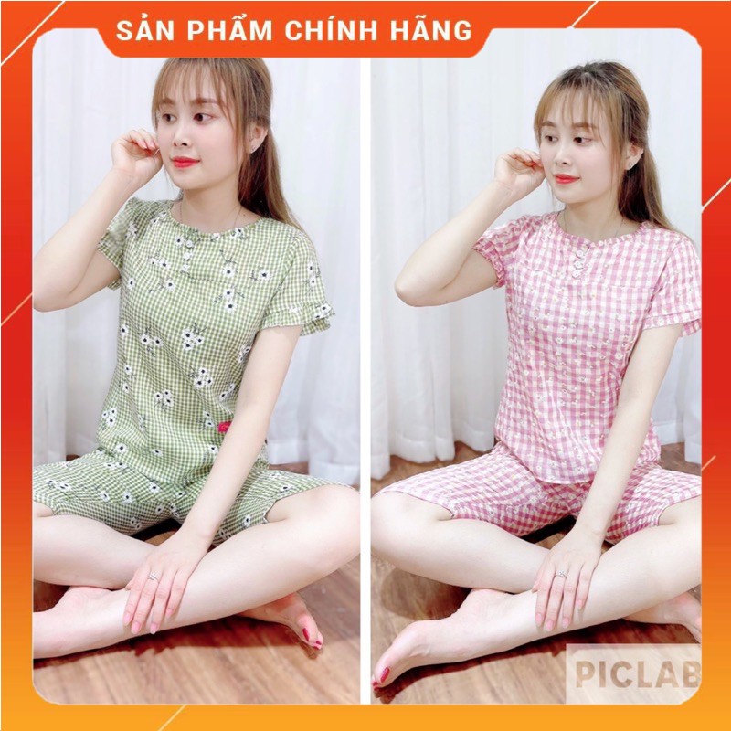 💜 FREESHIP 💜 Đồ bộ lửng sọc mặc nhà